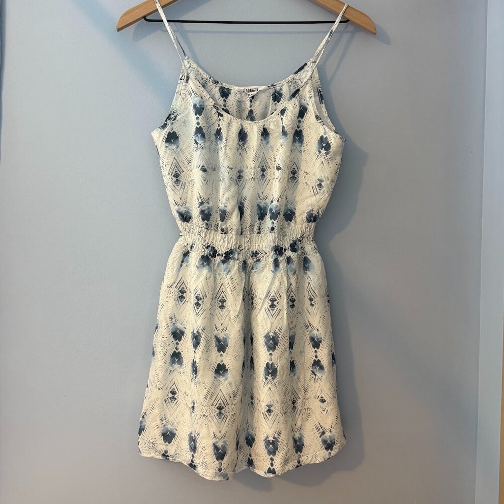 BB Dakota Women's Emma Batik Textured Dress Baltic Blue Size XS